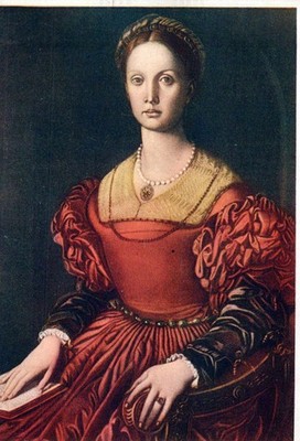 Italia Florence Firenze Uffizi Bronzino Lucrezia Panciatichi Unposted #SAZ621