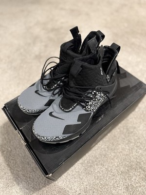 Nike x ACRONYM Air Presto Mid Cool Gray / Black Men s Size 10