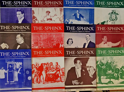 The Sphinx for Magicians Magazine Full Year 1938 Magic Paul Rosini