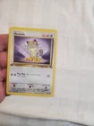 LP Pokémon TCG Meowth Jungle Card 56/64 1st Edition Common