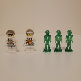 Lego 7693 & 7695 Space Mars Mission ETX Alien Strike 99% & 100% Complete No Box