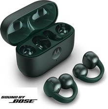 Motorola Moto Buds Loop with Sound by Bose True Wireless Earphones - Green - New