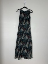 All That Jazz Vintage 90s Grunge Womens Floral Maxi Dress Sleeveless Formal 9/10