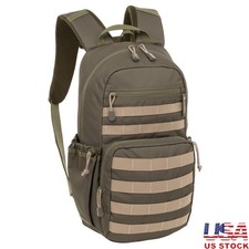 Versatile Unisex Backpack School Work Hiking MOLLE Straps Hydration Compatible