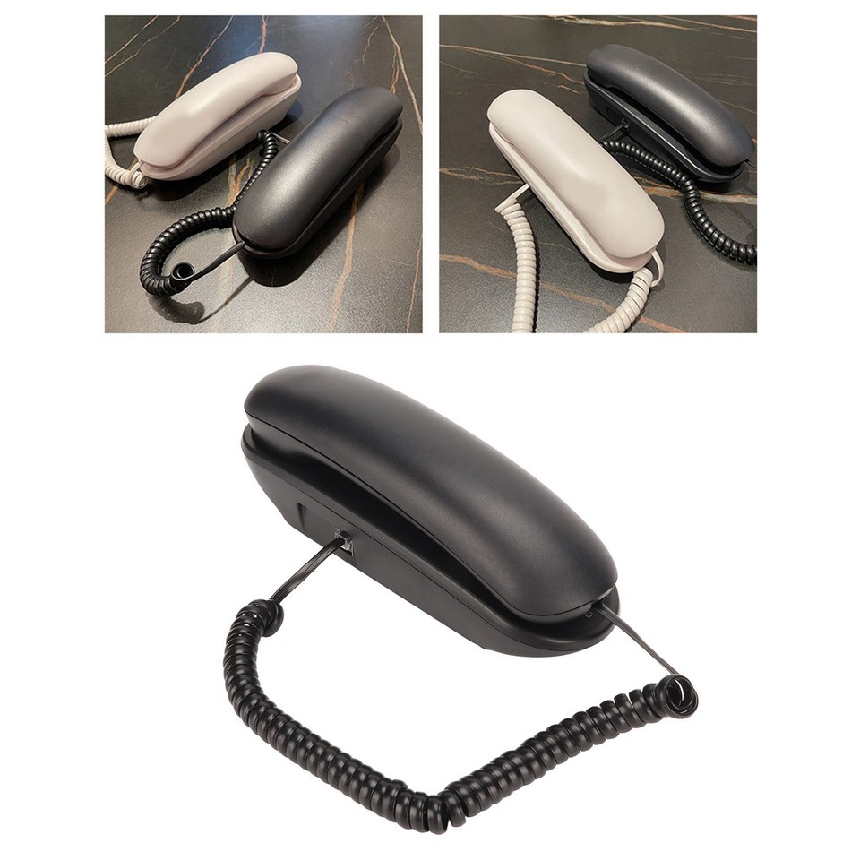 Wall Telephone Clear Sound Big Buttons Redial Mute For Home Office ABS ...