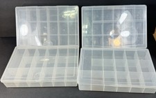Divided Storage Containers For Crafts Set Of 4