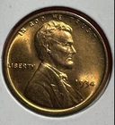 1934 Choice Uncirculated US LINCOLN Cent! "FULL RED"! Beauty! Old US Coin!