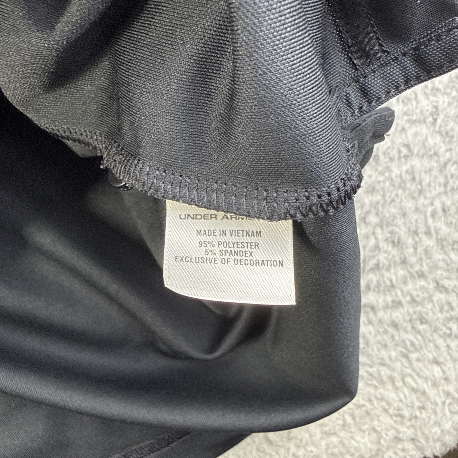 University Maryland Terps Under Armour Golf Polo Shirt Mens Large Black Big 10 thumbnail 7