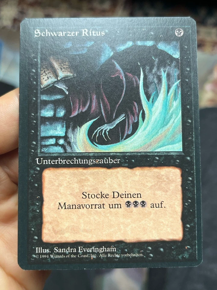 4x German FBB • Dark Ritual • 2NM/2LP+ • Mtg (1895) - Image 4 of 4