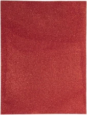 CousinDIY Glitter Foam Sheet 9"X12" 2mm-Red