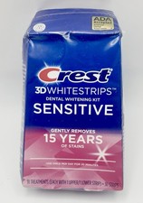 Crest 3D Sensitive rimuove 15 anni di macchie 36 strisce scadenza: 24/05/2026 sigillato