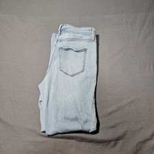 Universal Thread High Rise Straight Crop Womens Denim Jeans 6/28 Distressed