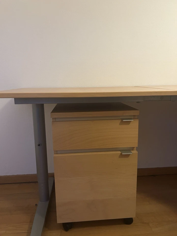 Schreibtisch Computertisch Eckschreibtisch Bürotisch Holz Massiv - Bild 2 von 3