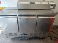 3 Door Compact Counter Commercial Catering Fridge Refrigerator