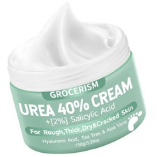 Grocerism Urea Cream 40 Percent For Feet Plus 2 5.29 Ounce Pack of 1 , 40