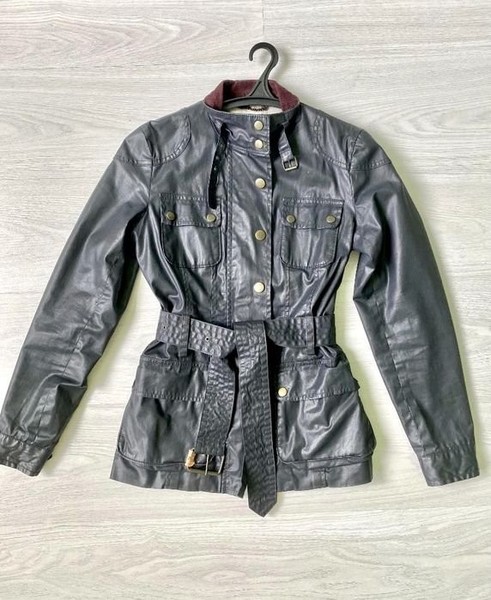 Women Banana Republic Jacket Navy Synthetic 34