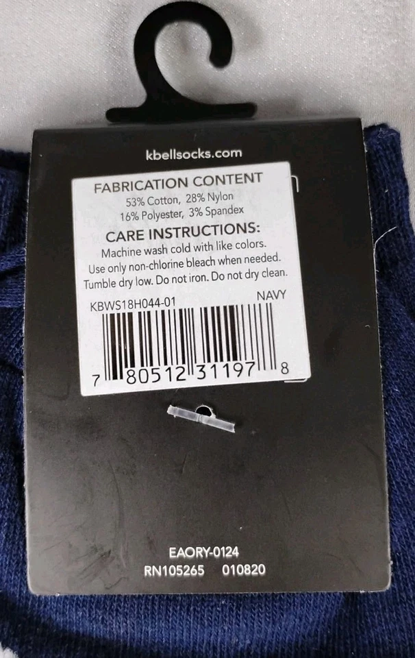 K.Bell Divertidos Calcetines CAT "Talk To The TAIL" Mujer Zapato Talla 4-10 AZUL MARINO NUEVO CON ETIQUETAS Foto 4 de 4