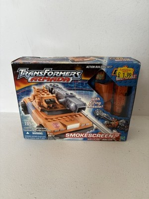 Transformers Armada Built To Rule BTR Smokescreen With Liftor Mini-con BNIB Neu
