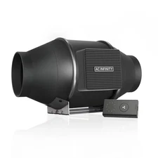 CLOUDLINE S6, QUIET INLINE DUCT FAN SYSTEM WITH SPEED CONTROLLER, 6-INCH AI-CLS6