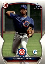 2023 Bowman 1st Edition Jefferson Rojas #BPPF-70 Chicago Cubs 27G