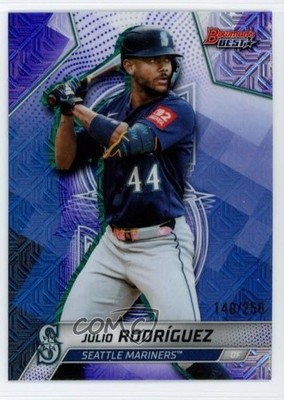 2025 Bowman's Best Purple Mojo Refractor /250 Julio Rodriguez Rodríguez #49 1k4e