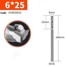 Image of Solid Carbide Wave Roughing End Mill 3-20mm Coated Milling Cutter for Alu Steel