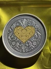 TD Mint Hearts 3 oz Silver with 1/10 oz Gold Round Coin Bullion