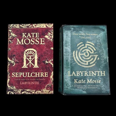 Kate Mosse Languedoc Trilogy - Labyrinth & Sepulchre Historical Fiction Hardback