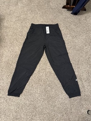 Reebok Train Woven Pant Women s Medium Black Jogger NWT $55