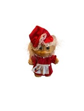 Christmas Russ Troll Doll 3 Mrs Claus Vintage 1990 s HTF RARE