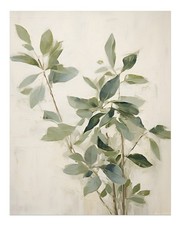 Elegante arte botánico de pared para decoración del hogar Jardín natural...