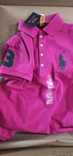 Polo Ralph Lauren Big Pony 3 Polo Shirt Madison Pink Kids Medium
