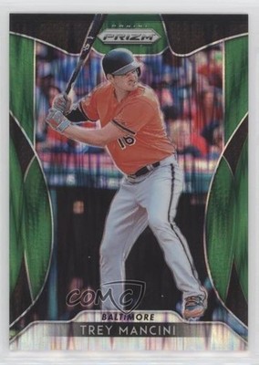 2019 Panini Prizm Forest Green Flash Prizm 4/5 Trey Mancini #60 s1i