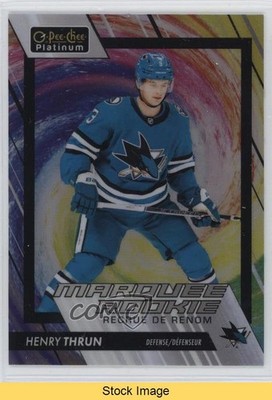 2023-24 O-Pee-Chee Platinum Rainbow Color Wheel Henry Thrun Rookie RC READ 0ih4
