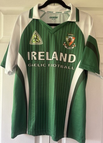 Ireland Gaelic Football Jersey Soccer Rugby  Double Sided New Men’s Medium