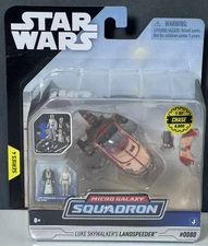 Star Wars Micro Galaxy Squadron Luke Skywalker’s Landspeeder  #0080  Chase NIB