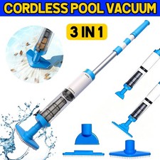 Cordless Handheld Pool Vacuum Rechargeable Cleaner for Spa Hot Tub Pool AU Set