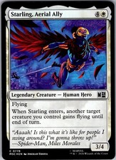 Starling, Aerial Ally 778 Marvel Super Heroes Magic: The Gathering Foil NM