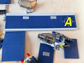 INCOMPLETE LEGO 8635 Mission 6: Agents Mobile Command Center Set Vehicle Parts