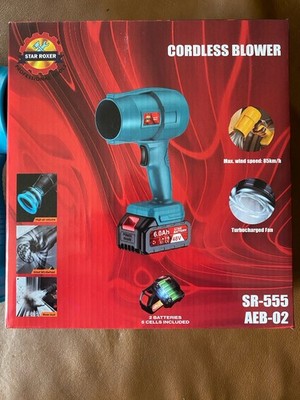 Star Oxer SR-555 AEB-02 48 V kabelloses Luftgebläse 30000 U/min Turbo Handvent