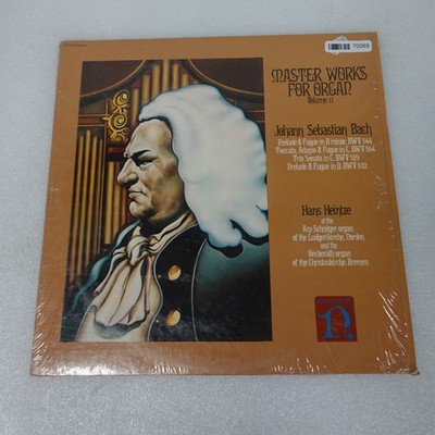 Johann Sebastian Bach Prelude and Fugue In B Minor LP Vinyl Album Record