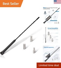 16-Inch Flexible Rubber Car Antenna Replacement for Roof-Mounted Vehicles
