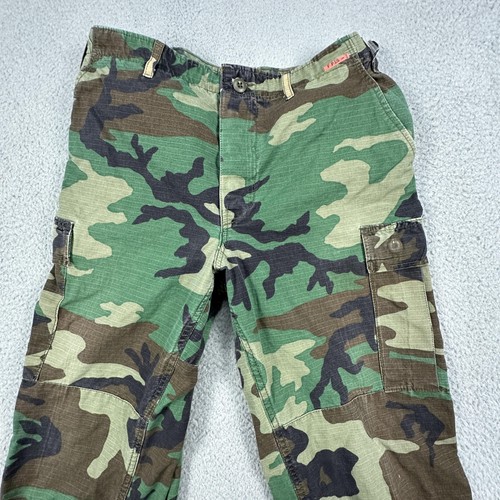 US Army BDU Camo Cargo Pants Mens Medium Regular Woodland Ripstop Military USA - Picture 2 of 18