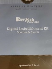 Creative Memories StoryBook Creator Plus Doodles Swirls software