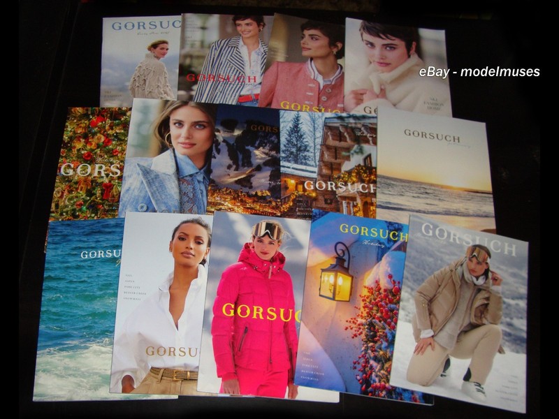 Lot of 14 - GORSUCH Back-Issue Women's & Men's Fashion CATALOGS 2019-2025