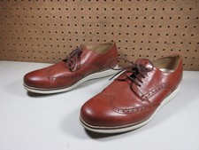 Cole Haan mens light brown Original Grand wintip oxfords 10.5 W WIDE c26471