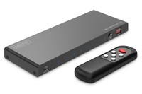 DIGITUS 8K HDMI Switch 4x1 Toslink/Stereo/EDID Control Hdmi Tos-link DS-55335