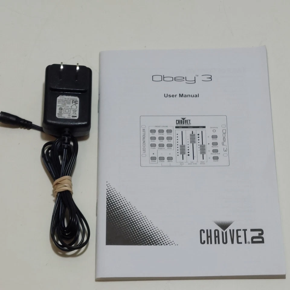 Obey 3 Lighting controller from Chauvet DJ 3 channel DMX controller Version 2 - Image 3 of 4