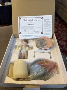 Bonnet Babies Doll Collection Fabulous In Feathers Danbury Mint NEW (CG)