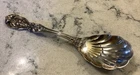 Reed & Barton FRANCIS I Sterling Silver 7" Sugar Shell Spoon Scalloped, 1.36toz.